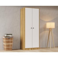 Kuzey Life Rami 2 Kapaklı 5 Raflı Askılı Gardırop 52cm Derinlik Kuzey Life Rami 2 Kapaklı 5 Raflı Askılı Gardırop 52cm Derinlik