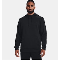 Under Armour UA Armour Fleece Hoodie Erkek Sweatshirt Siyah Under Armour UA Armour Fleece Hoodie Erkek Sweatshirt Siyah