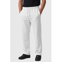 Deep Sea Deepsea Beyaz Baggy Style Likralı Lastikli İpli Erkek Spor Pantolon 2600262 Deep Sea Deepsea Beyaz Baggy Style Likralı Lastikli İpli Erkek Spor Pantolon 2600262
