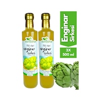 Enginar Sirkesi 500 Ml 2'li Paket - Organik Doğal Fermantasyon Enginar Sirkesi 500 Ml 2'li Paket - Organik Doğal Fermantasyon
