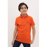 Toontoy Kids Toontoy Erkek Çocuk Baskılı Tişört Oranj Toontoy Kids Toontoy Erkek Çocuk Baskılı Tişört Oranj