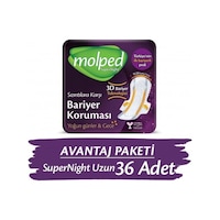 Molped Supernight Uzun Süper Ekonomik Ped 18 Li X 2 Adet PKT.MOLPED.028 Molped Supernight Uzun Süper Ekonomik Ped 18 Li X 2 Adet PKT.MOLPED.028