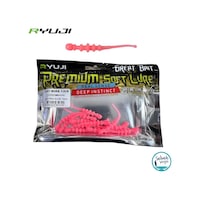 Ryuji Tipsy Worm 5.8cm Silikon Lrf Kurt Pink Glow Ryuji Tipsy Worm 5.8cm Silikon Lrf Kurt Pink Glow