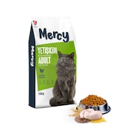 Mercy Tavuklu Yetişkin Kedi Maması 15 KG Mercy Tavuklu Yetişkin Kedi Maması 15 KG