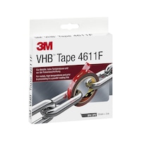 3M VHB 4611F Çift Taraflı Akrilik Bant 19mm x 3m 3M VHB 4611F Çift Taraflı Akrilik Bant 19mm x 3m