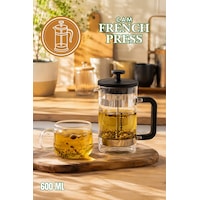 Porsima Smartpan Bv008 French Press Paslanmaz Çelik Süzgeçli Cam Bitki Çayı Demliği Kahve Presi - 600 Ml Siyah Porsima Smartpan Bv008 French Press Paslanmaz Çelik Süzgeçli Cam Bitki Çayı Demliği Kahve Presi - 600 Ml Siyah