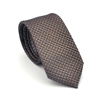 Gaffy Mavi Nokta Desenli Kahverengi Dokuma Kumaş Mendilli Slim Fit Kravat // Sdk-2510-5 Kahverengi Gaffy Mavi Nokta Desenli Kahverengi Dokuma Kumaş Mendilli Slim Fit Kravat // Sdk-2510-5 Kahverengi