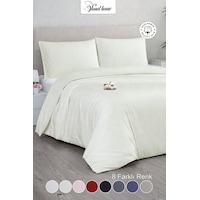 Çift Kişilik %100 Pamuk Saten Nevresim Seti Premium Seri 8 Renk Seçeneği 200x220 Ekru Çift Kişilik %100 Pamuk Saten Nevresim Seti Premium Seri 8 Renk Seçeneği 200x220 Ekru