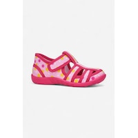 Günlük Unisex Çocuk Sandalet Esnek Kaymaz Taban Keten Cırtlı Yazlık Ev Okul Kreş Ayakkabı 143 Pembe-puantiye Günlük Unisex Çocuk Sandalet Esnek Kaymaz Taban Keten Cırtlı Yazlık Ev Okul Kreş Ayakkabı 143 Pembe-puantiye