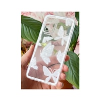 Fibaks Oppo A55 4G Uyumlu Kılıf Şeffaf Kelebek Tasarımlı Desenli Kamera Korumalı Yumuşak Silikon Kapak Fibaks Oppo A55 4G Uyumlu Kılıf Şeffaf Kelebek Tasarımlı Desenli Kamera Korumalı Yumuşak Silikon Kapak