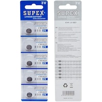 SUPEX CR1025 3 VOLT LİTYUM PİL 5Lİ PAKET SUPEX CR1025 3 VOLT LİTYUM PİL 5Lİ PAKET