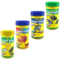 Ciklet Balığı Için Özel Yem Seti 100 Ml X 4 Adet Ciklet Balığı Için Özel Yem Seti 100 Ml X 4 Adet