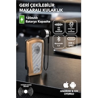 Lkb-38 Bluetooth Kulaklık V5.4, Geri Çekilebilir Makaralı, 1440 Saat Bekleme, Hd Ses, Gürültü Engelleme Lkb-38 Bluetooth Kulaklık V5.4, Geri Çekilebilir Makaralı, 1440 Saat Bekleme, Hd Ses, Gürültü Engelleme