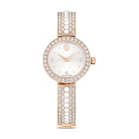 Matrix Pearl Bangle Halka Bileklik Saat, Kristal Bileklik, Pembe Altın Rengi Yüzey Çok Renkli Matrix Pearl Bangle Halka Bileklik Saat, Kristal Bileklik, Pembe Altın Rengi Yüzey Çok Renkli