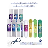 Tüm Açık Kasa Su Arıtma Ve İhlas Cebilion Compact Uyumlu 1.5 Yıllık 8+3 Aşamalı Filtre Seti Tüm Açık Kasa Su Arıtma Ve İhlas Cebilion Compact Uyumlu 1.5 Yıllık 8+3 Aşamalı Filtre Seti