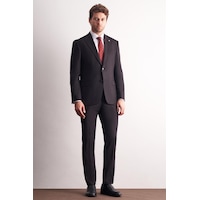 İmza Siyah Kırlangıç Yaka Kendinden Desenli Esnek Bel Slim Fit 6 Drop Takım Elbise 1001255167 Siyah İmza Siyah Kırlangıç Yaka Kendinden Desenli Esnek Bel Slim Fit 6 Drop Takım Elbise 1001255167 Siyah