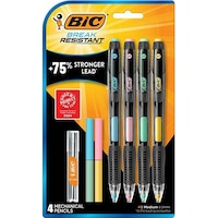 BIC Break Resistant Mekanik Uçlu Versatil Kalem Seti 0.7 mm 4 Kalem + 6 Uç + 4 Silgi BIC Break Resistant Mekanik Uçlu Versatil Kalem Seti 0.7 mm 4 Kalem + 6 Uç + 4 Silgi