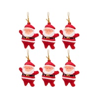 Waldern Yılbaşı Çam Ağacı Süsü Noel Baba 6'lı Waldern Yılbaşı Çam Ağacı Süsü Noel Baba 6'lı