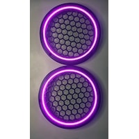 Hoparlör Kapağı 16 Cm Ledli 2'li Takım - Pembe Hoparlör Kapağı 16 Cm Ledli 2'li Takım - Pembe