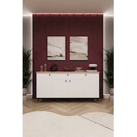 Lüks Konsol TV Ünitesi %100 MDF Salon ve Yemek Odası Ünitesi KNSL03 Lüks Konsol TV Ünitesi %100 MDF Salon ve Yemek Odası Ünitesi KNSL03