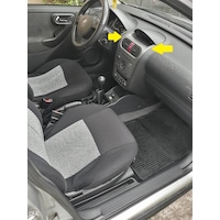 Opel Corsa C 2000-2006 / Combo C 2001-2011 Kısa Tip Havalandırma Izgara Çerçevesi Siyah Opel Corsa C 2000-2006 / Combo C 2001-2011 Kısa Tip Havalandırma Izgara Çerçevesi Siyah