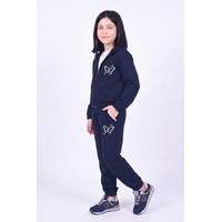 Fyk Kids Kız Çocuk Kelebek Baskılı Dik Yaka Çift Cepli Fermuarlı Eşofman Takımı Lacivert Fyk Kids Kız Çocuk Kelebek Baskılı Dik Yaka Çift Cepli Fermuarlı Eşofman Takımı Lacivert