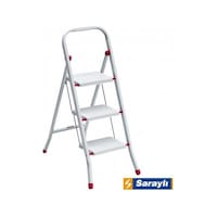 Saraylı Pratik Metal Merdiven Beyaz 3 Basamaklı Saraylı Pratik Metal Merdiven Beyaz 3 Basamaklı