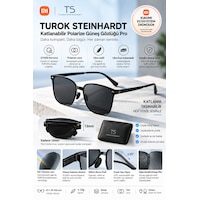 Xiaomi Ts Katlanır Polarize Güneş Gözlüğü Pro 13mm Ultra İnce 23g Tac Uv400 Metal Siyah Unisex Sm101-0120 Xiaomi Ts Katlanır Polarize Güneş Gözlüğü Pro 13mm Ultra İnce 23g Tac Uv400 Metal Siyah Unisex Sm101-0120
