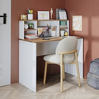 Paris Çalışma Masası , Çocuk Çalışma Masası, Ofis Masası 100 Cm Atlantik Çam - Beyaz Paris Çalışma Masası , Çocuk Çalışma Masası, Ofis Masası 100 Cm Atlantik Çam - Beyaz