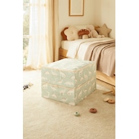 Ocean Home Textile 2'li Çocuk Odası Dinozor Destekli Kutu Hurç Set 45 X 55 X 18 Cm Mint Ocean Home Textile 2'li Çocuk Odası Dinozor Destekli Kutu Hurç Set 45 X 55 X 18 Cm Mint