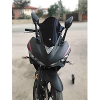 Yamaha R25 2015-2018 Uyumlu Ön Cam Siyah Yamaha R25 2015-2018 Uyumlu Ön Cam Siyah
