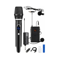 Glr Wn-07 Profesyonel 3 Lü Kablosuz Mikrofon Sistemi Uhf Yaka Ve El Mikrofonlu Glr Wn-07 Profesyonel 3 Lü Kablosuz Mikrofon Sistemi Uhf Yaka Ve El Mikrofonlu