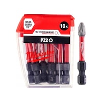 Mılwaukee T4932430866 Bits Uç Pz2 50mm 10lu Paket Mılwaukee T4932430866 Bits Uç Pz2 50mm 10lu Paket