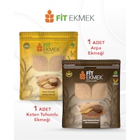 Fit Arpa Lavaş Ekmeği 300gr Ve Keten Tohumlu Lavaş Ekmeği 300gr