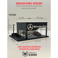 3d Baskı 1/64 Ölçekli Mercedes Showroom Tasarımlı Diorama Araç Sergileme Garajı 3d Baskı 1/64 Ölçekli Mercedes Showroom Tasarımlı Diorama Araç Sergileme Garajı