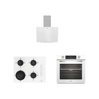 Altus Ala 322 W + 189 DW + 570 W Davlumbaz Beyaz Ankastre Set Altus Ala 322 W + 189 DW + 570 W Davlumbaz Beyaz Ankastre Set