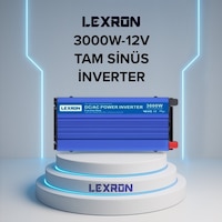 Lexron 3000w 12v 3000 Watt Tam Sinüs İnverter Lexron 3000w 12v 3000 Watt Tam Sinüs İnverter