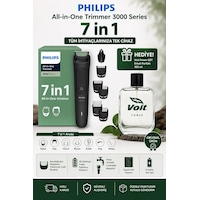 Philips 7in1 3000 Serisi Erkek Bakım Seti Saç Sakal Tıraş Makinesi + 100 Ml Erkek Parfüm Philips 7in1 3000 Serisi Erkek Bakım Seti Saç Sakal Tıraş Makinesi + 100 Ml Erkek Parfüm