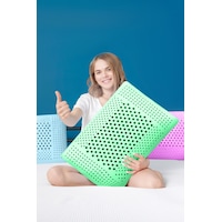 Viscofoam Air Terapi Hava Kanallı Ortopedik Yastık Visco Yastık Yeşil 60x40x16cm Viscofoam Air Terapi Hava Kanallı Ortopedik Yastık Visco Yastık Yeşil 60x40x16cm