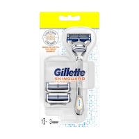 Gillette Skinguard Sensitive Tıraş Makinesi + Yedek Başlık 3'lü Gillette Skinguard Sensitive Tıraş Makinesi + Yedek Başlık 3'lü