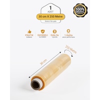 1 Adet 30cm X 250mt Gıda Streç Film Yemekçiler Çiğ Köfteciler Ve Şarküteriler İçin 1.kalite 1 Adet 30cm X 250mt Gıda Streç Film Yemekçiler Çiğ Köfteciler Ve Şarküteriler İçin 1.kalite