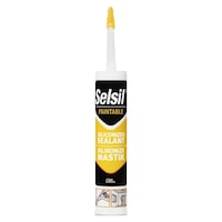 Selsil Silikonize Mastik - 500 GR Siyah Selsil Silikonize Mastik - 500 GR Siyah