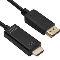 Displayport To Hdmi Kablo Altın Uçlu 4k 1.8mt Yüksek Çözünürlük Displayport To Hdmi Kablo Altın Uçlu 4k 1.8mt Yüksek Çözünürlük