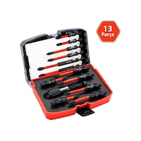 6515 Adaptörlü Bits Uç Vidalama Seti 13 Parça 6515 Adaptörlü Bits Uç Vidalama Seti 13 Parça
