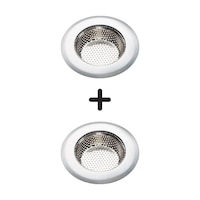 2 Li Paslanmaz Çelik Lavabo Süzgeci 11.5 Cm Evye Gider Süzgeci 304 Çelik Büyük Boy Diğer 2 Li Paslanmaz Çelik Lavabo Süzgeci 11.5 Cm Evye Gider Süzgeci 304 Çelik Büyük Boy Diğer