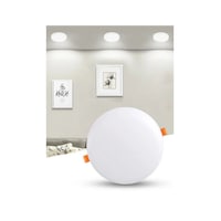 24 Watt Delik Çapı Ayarlanabilir Sıvaaltı 6500k Beyaz Işık Led Panel, Çok Kaliteli Led Spot Lamba Beyaz 24 Watt Delik Çapı Ayarlanabilir Sıvaaltı 6500k Beyaz Işık Led Panel, Çok Kaliteli Led Spot Lamba Beyaz