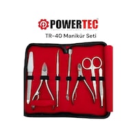 Powertec TR-40 Manikür Seti Powertec TR-40 Manikür Seti