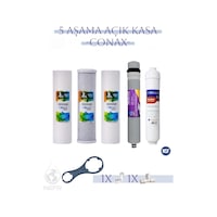 Conax Tüm Açık Kasa Su Arıtma Cihazlarına Uyumlu 5'Li Set 80 Gpd Membranlı Conax Tüm Açık Kasa Su Arıtma Cihazlarına Uyumlu 5'Li Set 80 Gpd Membranlı
