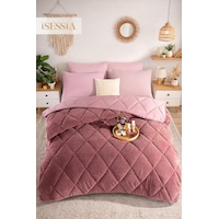 Isessia Veloria Wellsoft Çift Kişilik Yorgan Çift Taraflı Ultra Yumuşak 4 Mevsim Konfor 195x215 Cm Gül Kurusu Isessia Veloria Wellsoft Çift Kişilik Yorgan Çift Taraflı Ultra Yumuşak 4 Mevsim Konfor 195x215 Cm Gül Kurusu