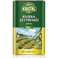 Kristal Riviera Zeytinyağı 3 Litre teneke Kristal Riviera Zeytinyağı 3 Litre teneke